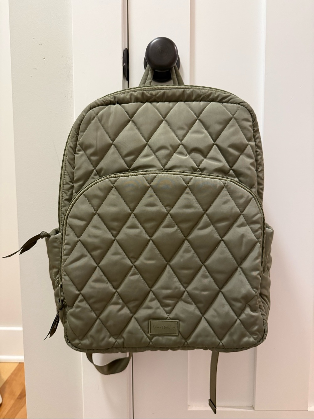 Vera Bradley Quilted Olive Backpack